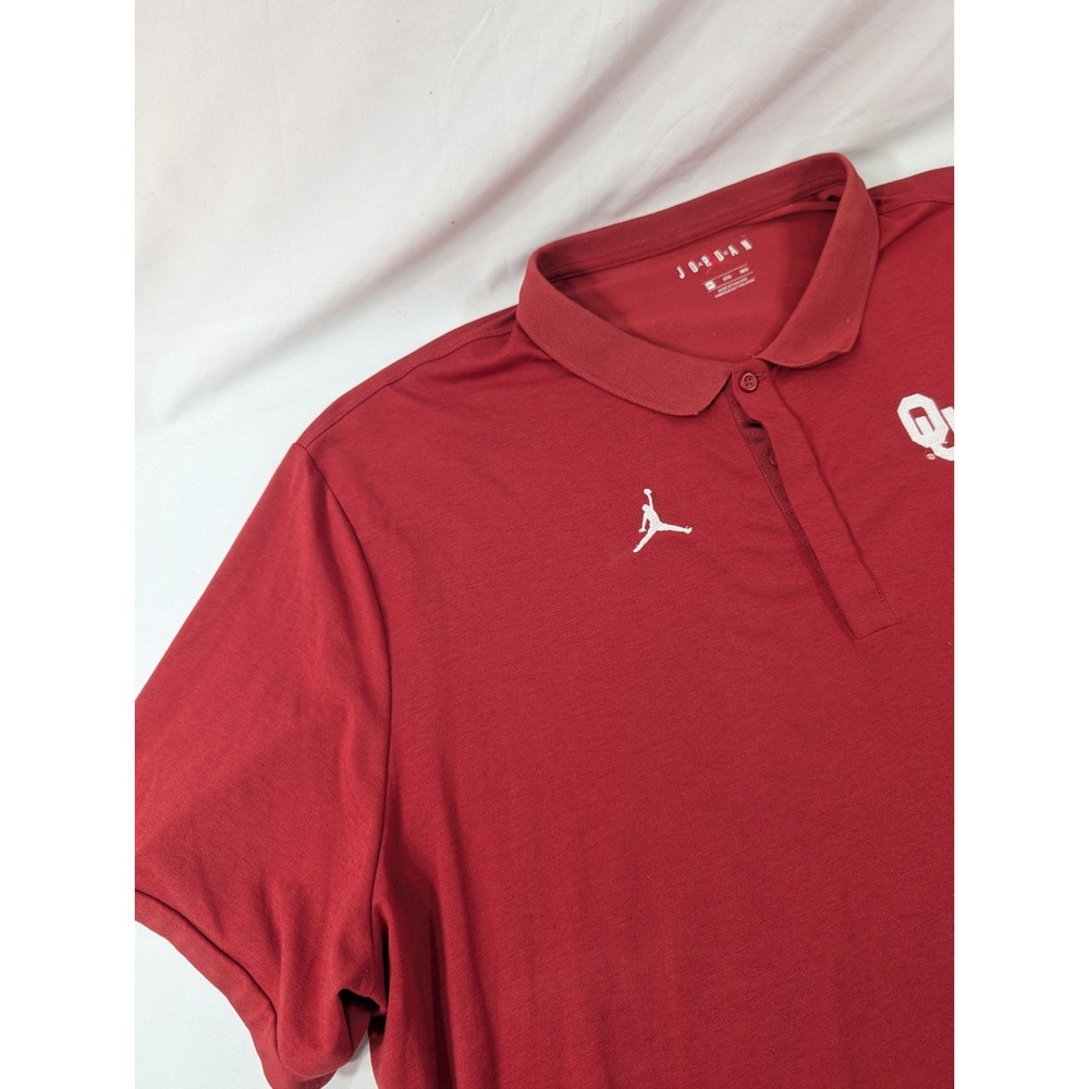 Team Issue Air Jordan 3XL Oklahoma State OU Polo Sooners Football Heavy Knit Red